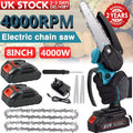 8-Inch 21V Cordless Electric Chainsaw
