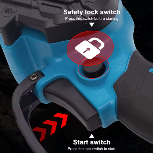 8-Inch 21V Cordless Electric Chainsaw